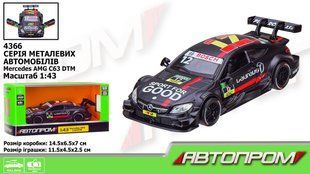 Металева машинка Mercedes AMG C 63 DTM 1:43 Автопром колекційна іграшка 14,5&times;6 см 4366 фото