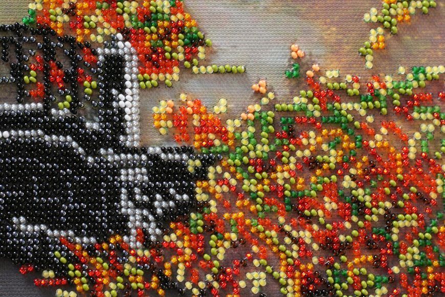 Набір для вишивання бісером на натуральному художньому холсті "Золото осені" Абрис Арт AB-498 AB-498 фото