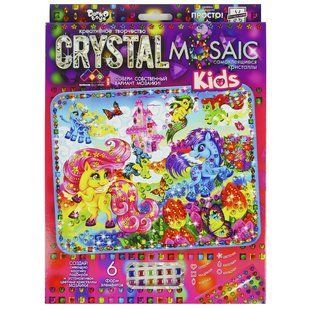 Набір вишивки алмазної мозаїки Crystal mosaic kids мозаїка 5d 28х22 см мозаїка з кристалів CRMk-1 фото