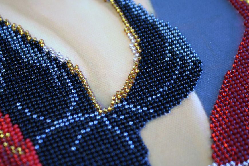 Набір для вишивання бісером на натуральному художньому холсті "Ферзь" Абрис Арт AB-329 AB-329 фото