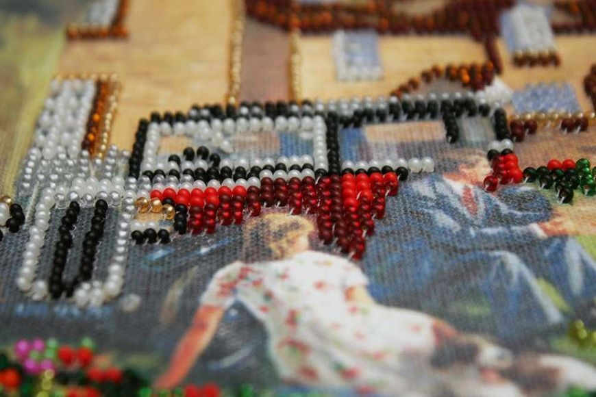 Набір для вишивання бісером на натуральному художньому холсті "Недільний пікнік" Абрис Арт AB-247 AB-247 фото