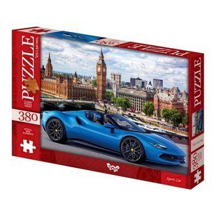 Пазл картонный Спорткар 380 элементов классический пазл 47,5x34 см Danko toys C380-11 фото