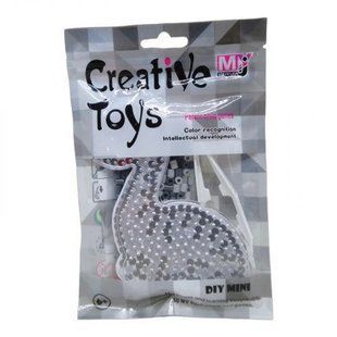 Набір для творчості Термомозаїка Creative Toys Динозавр Брахіозавр бусини пінцет термопапір 12,5x19x2 см CT-0023K3 фото