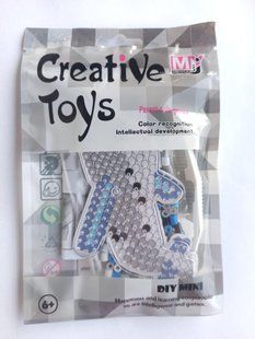 Набір для творчості Термомозаїка Creative Toys Літак кольорові намистини пінцет термопапір 12,5x19x2 см CT-0023L фото