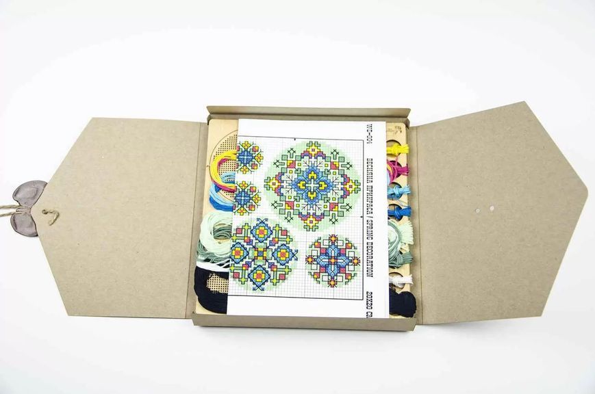 Набор для вышивки нитками " Ловец снов " оберег Embroidery мулине на деревянной основе заготовка из фанеры WD-004 фото