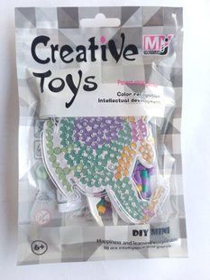 Набір для творчості Термомозаїка Creative Toys Вертоліт кольорові намистини пінцет термопапір 12,5x19x2 см CT-0023L3 фото