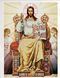 Схема для вишивання бісером "84-Всетримайтей на троні" часткова викладка, заготівка, 25х35 см ММР-004 фото 1
