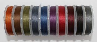 Нитка для бісеру, бісерна нитка Tytan "Мікс темний №2" 100 м Spark Beads бісероплетіння котушка муліне 100-микс тёмный №2 фото