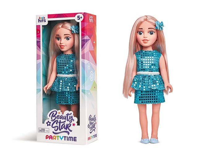Реалистичная Кукла Kids Hits Beauty star Party time в синем платье Большая кукла 46 см KH40/001 KH40/001 фото