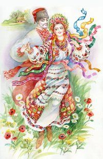 Алмазная мозаика вышивка " Танец Гопак " Надежда Старовойтова 5d 40х50 189745 189745 фото