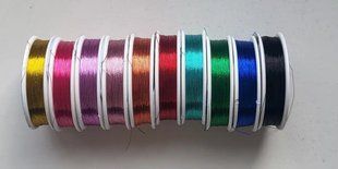 Нить для бисера Микс Люрекс Аллюр разноцветный 100 м Spark Beads бисероплетение котушка мулине аллюр-микс-10шт фото