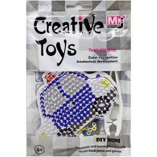 Набір для творчості Термомозаїка Creative Toys Поліція кольорові намистини пінцет термопапір 12,5x19x2 см CT-0023N2 фото