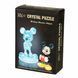 Об'ємний 3D Crystal Puzzle &laquo;Міккі Маус&raquo; (Mickey Mouse) жовтий, кристальний 3D пазл 45 деталей 9020 9020 фото 1