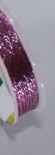 Нитка для бісеру, Люрекс Адель "Рожевий світлий" 100 м Spark Beads бісероплетіння котушка муліне А1-80-08 фото