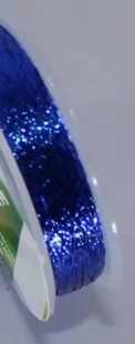 Нитка для бісеру, Люрекс Адель "Синій" 100 м Spark Beads бісероплетіння котушка муліне А1-80-09 фото