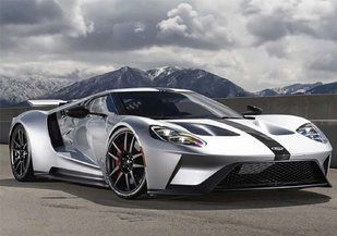 Набор Алмазная мозаика вышивка Спорткар Гоночный Ford GT Competition на подрамнике полная 5d 40х50 см 177244 177244 фото
