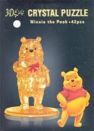 Объемный 3D Crystal Puzzle &laquo;Винни-Пух&raquo; (Winnie the Pooh), кристальный 3D пазл-головоломка 42 детали 9037 9037 фото