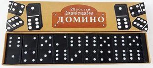 Домино в деревянном футляре 5808Z классическая настольная игра, 21&times;5&times;2,5 см 5808Z фото