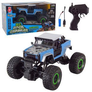 Машинка Rock Crawler 1:20 на радиоуправлении 2.4GHz &mdash; внедорожник с амортизацией 699-130 фото